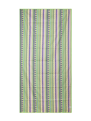 Me Fui telo mare donna in microfibra fantasia multicolor verde viola