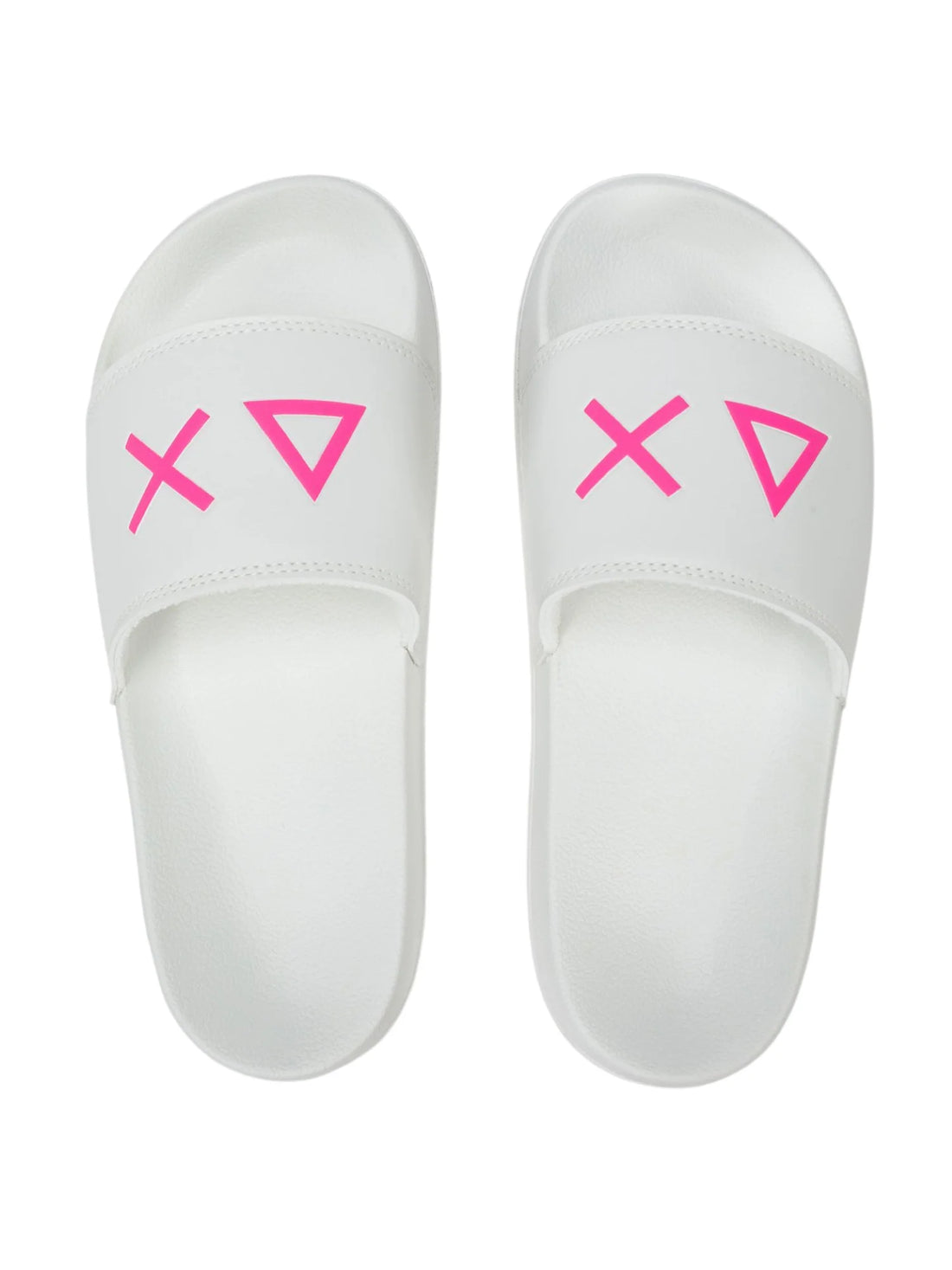 Sun68 ciabatte donna in gomma con logo bianco