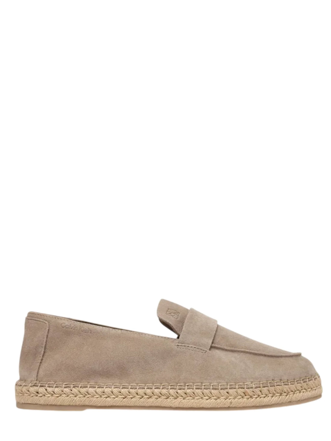 Calvin Klein espadrillas uomo in suede tortora