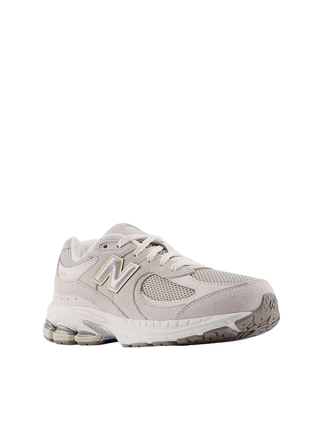 New Balance sneakers 2002R bambino in mesh e suede ecrù