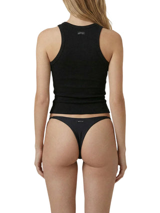 Me Fui slip perizoma donna con laccetti nero