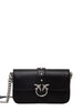Pinko borsa Love One Slouchy Baby in pelle nero