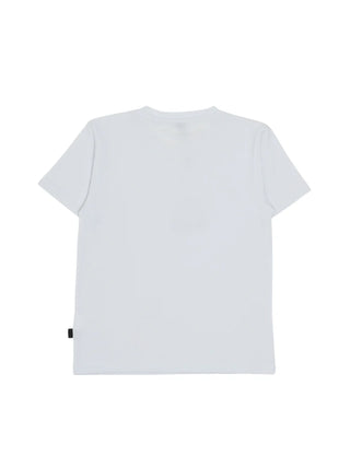 Gcds T-shirt unisex bambino manica corta bianco