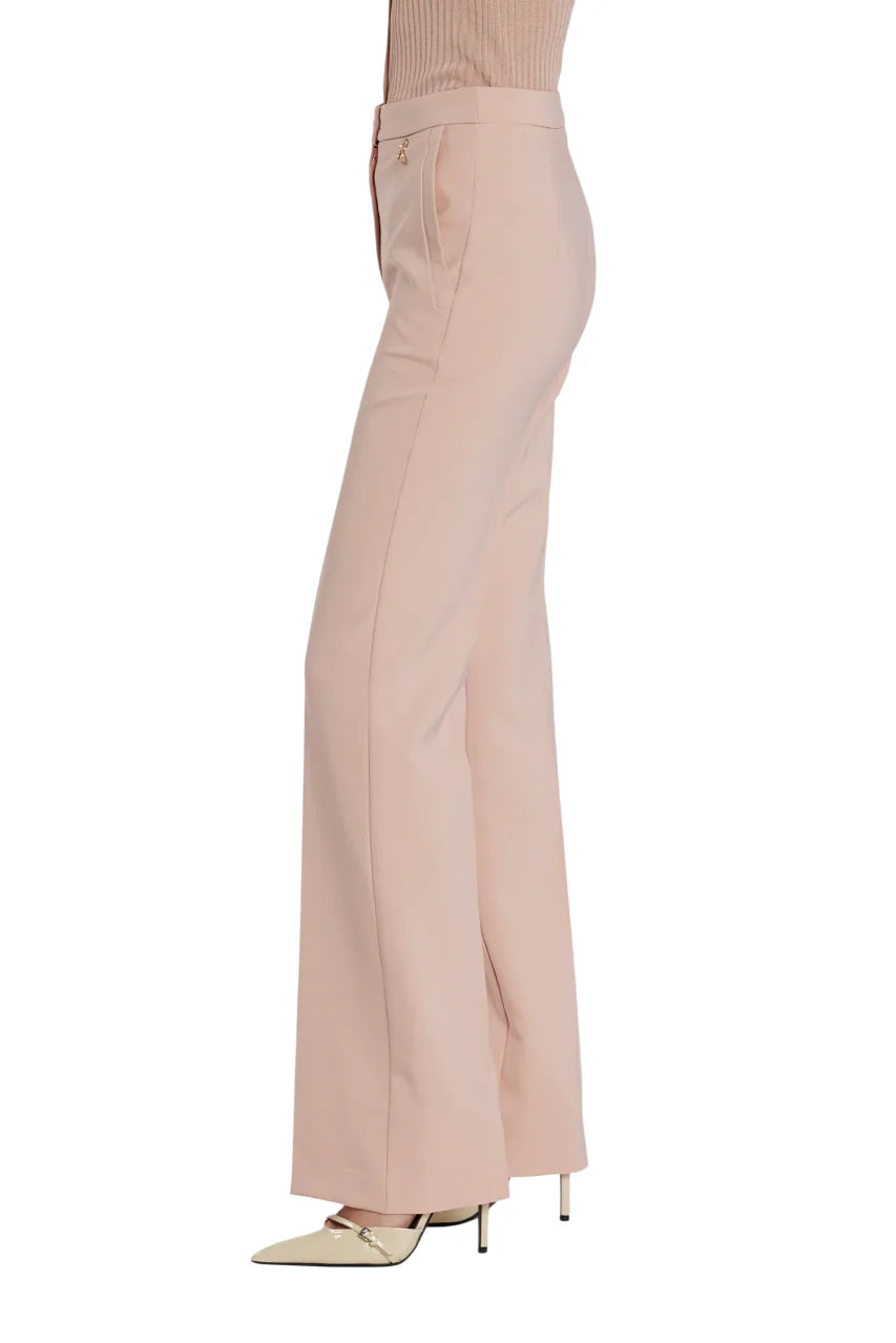 Relish pantaloni flare vita alta Indianapolis rosa