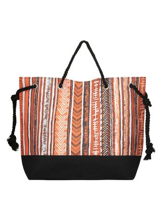 Me Fui borsa mare donna in fantasia arancio