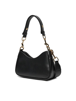 Love Moschino borsa in ecopelle con catenella logata nero