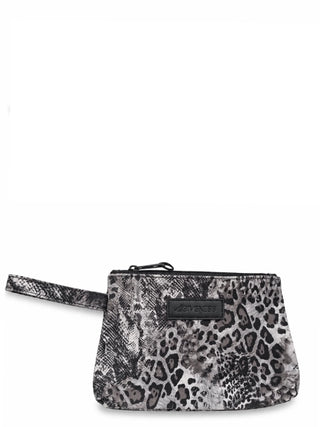 4giveness pochette donna in fantasia Animalier Resort grigio