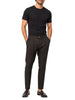 Le Braghe pantaloni uomo in lino slim marrone moro