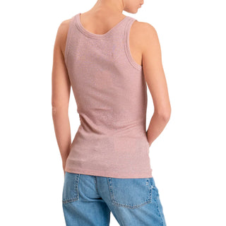 Vicolo canotta lurex donna rosa UAB0076 ROSA VICOLO