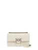 Pinko borsa Love Bag Classic One Simply in pelle bianco latte oro