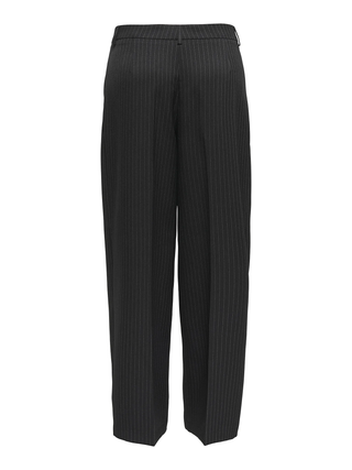 Only pantaloni gessati donna gamba larga nero 15349616 BLACK-CLOUD DANCER P ONLY