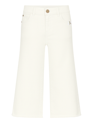 Patrizia Pepe jeans bambina gamba larga panna 7P0409-D103 W146 PATRIZIA PEPE 