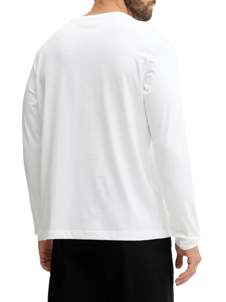 Calvin Klein Jeans T-shirt manica lunga bianco