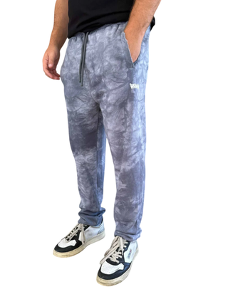 Disclaimer pantaloni joggers uomo in fantasia grigio 55111 TUE DYE PIOMBO DISCLAIMER 