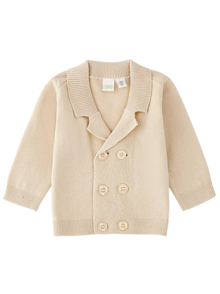 iDo cardigan doppiopetto neonato beige