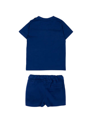 aistala set t-shirt+bermuda JIP26044CJ BLUE BELLWHETHER JUST CAVALLI