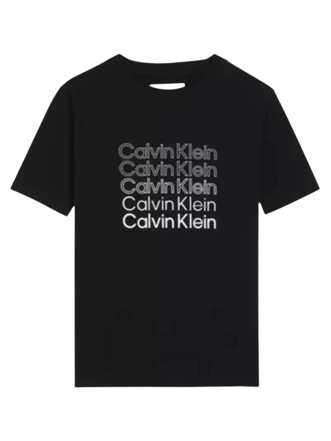 Calvin Klein Jeans T-shirt uomo manica corta con logo nero