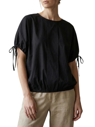 Jc Sophie blusa donna manica corta Libertad nero