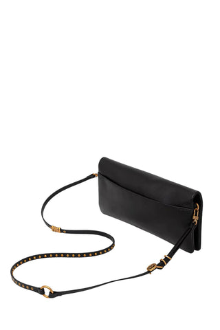 Pinko borsa Click Soft Horizontal Classic in pelle nero oro
