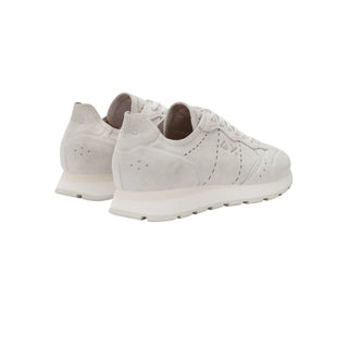 Sun68 sneakers uomo Tom Raw Edge in suede bianco
