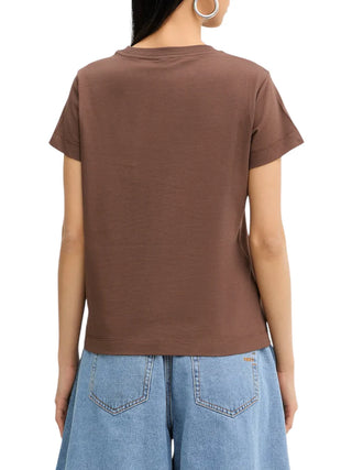 Pinko T-shirt manica corta Basico con logo nero