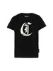 Just Cavalli T-shirt unisex bambino con logo nero