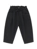 Please pantaloni bambina con coulisse nero