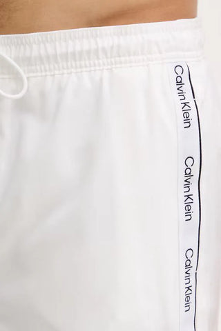 Calvin Klein boxer mare uomo con bande logate bianco