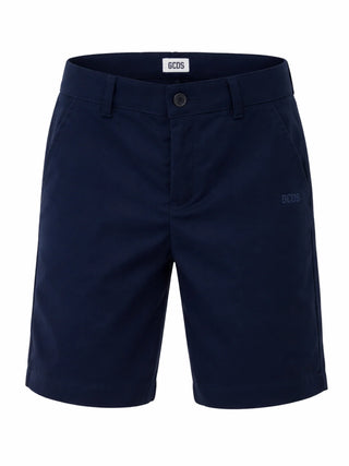 GCDS bermuda bambino Formal con logo blu