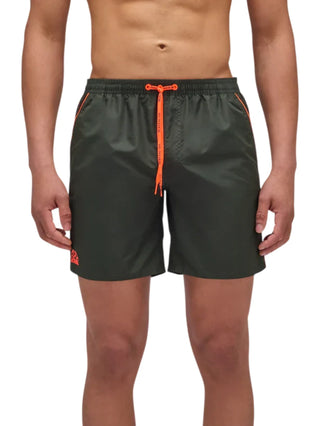 Sundek boxer mare uomo in nylon verde fango
