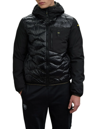 Blauer piumino Alberti in nylon e neoprene nero 25WBLUC08078-006355 999 BLAUER 