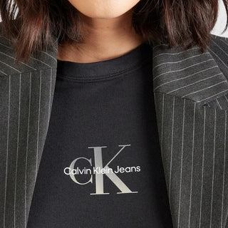 Calvin Klein Jeans T-shirt manica corta donna Gradient logo nero
