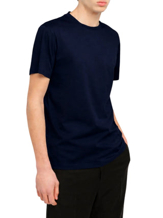Manuel Ritz T-shirt uomo manica corta blu