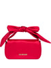 Love Moschino borsa a mano satin con fiocco rosso