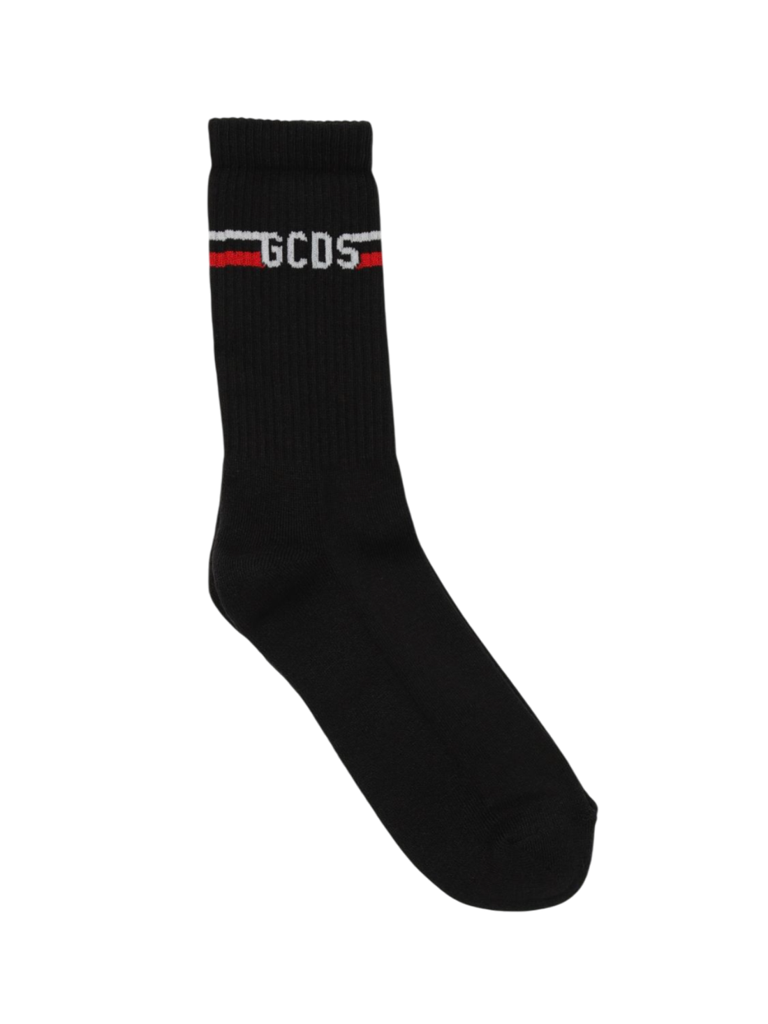 Gcds calzini unisex bambino nero
