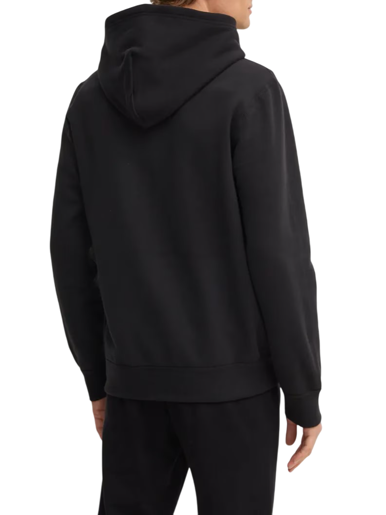 Tommy Hilfiger felpa con zip e cappuccio Essential nero
