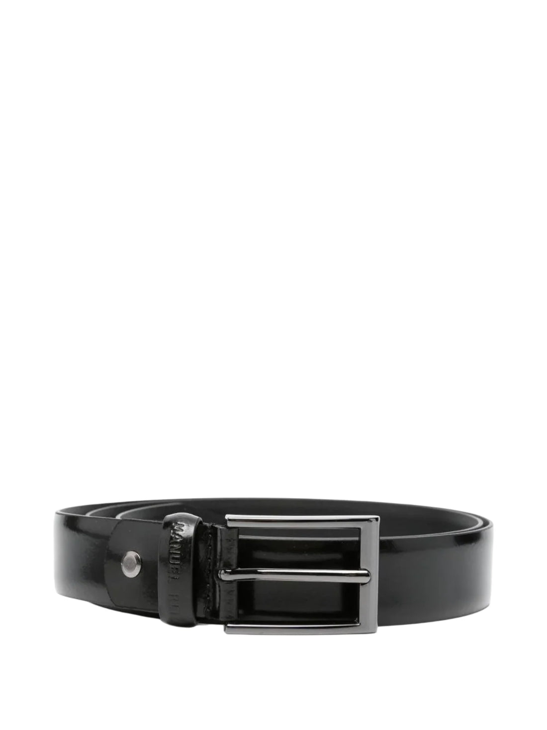 Manuel Ritz cintura uomo in pelle h3 nero