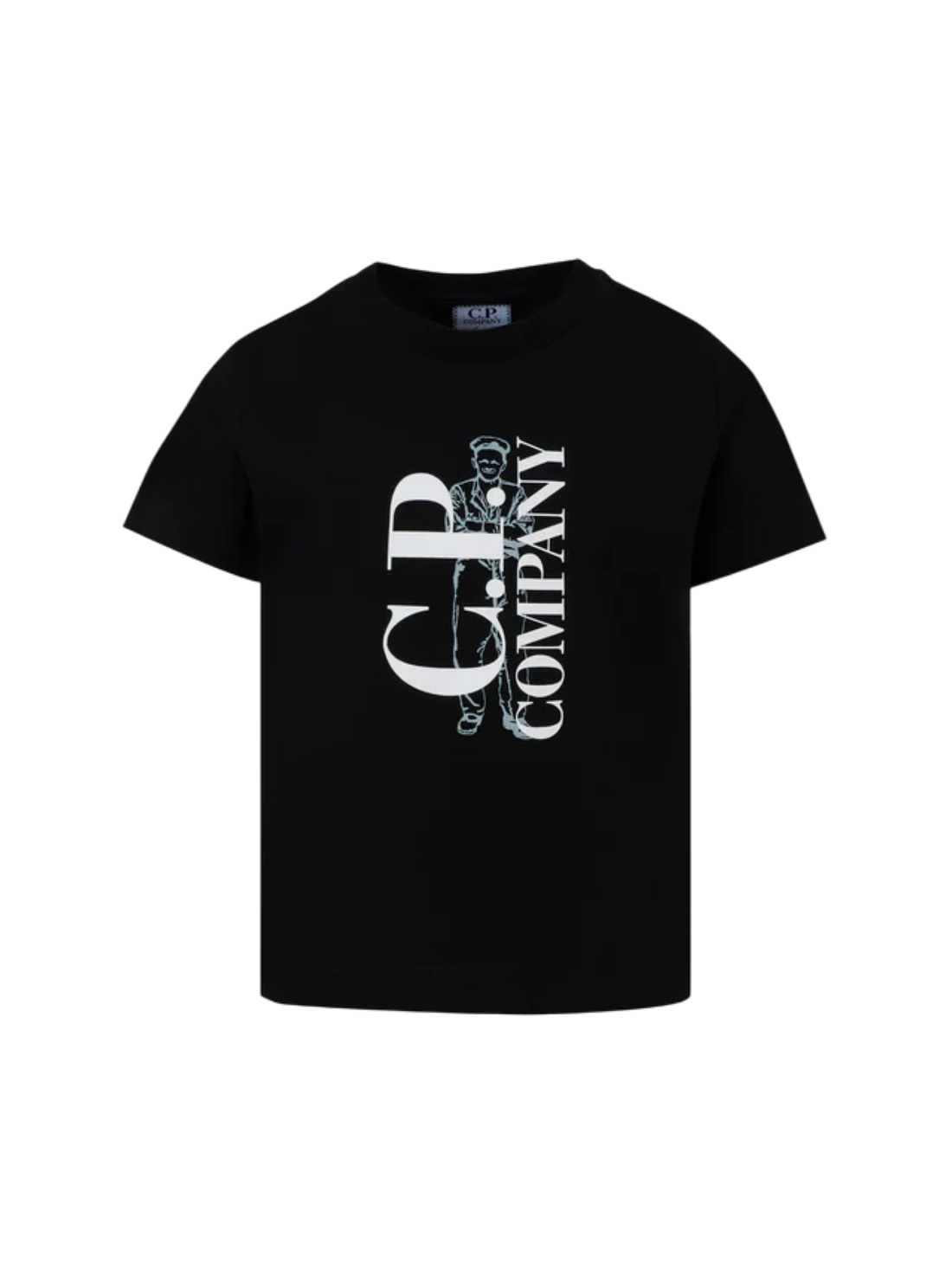 C.P. Company T-shirt manica corta bambino nero