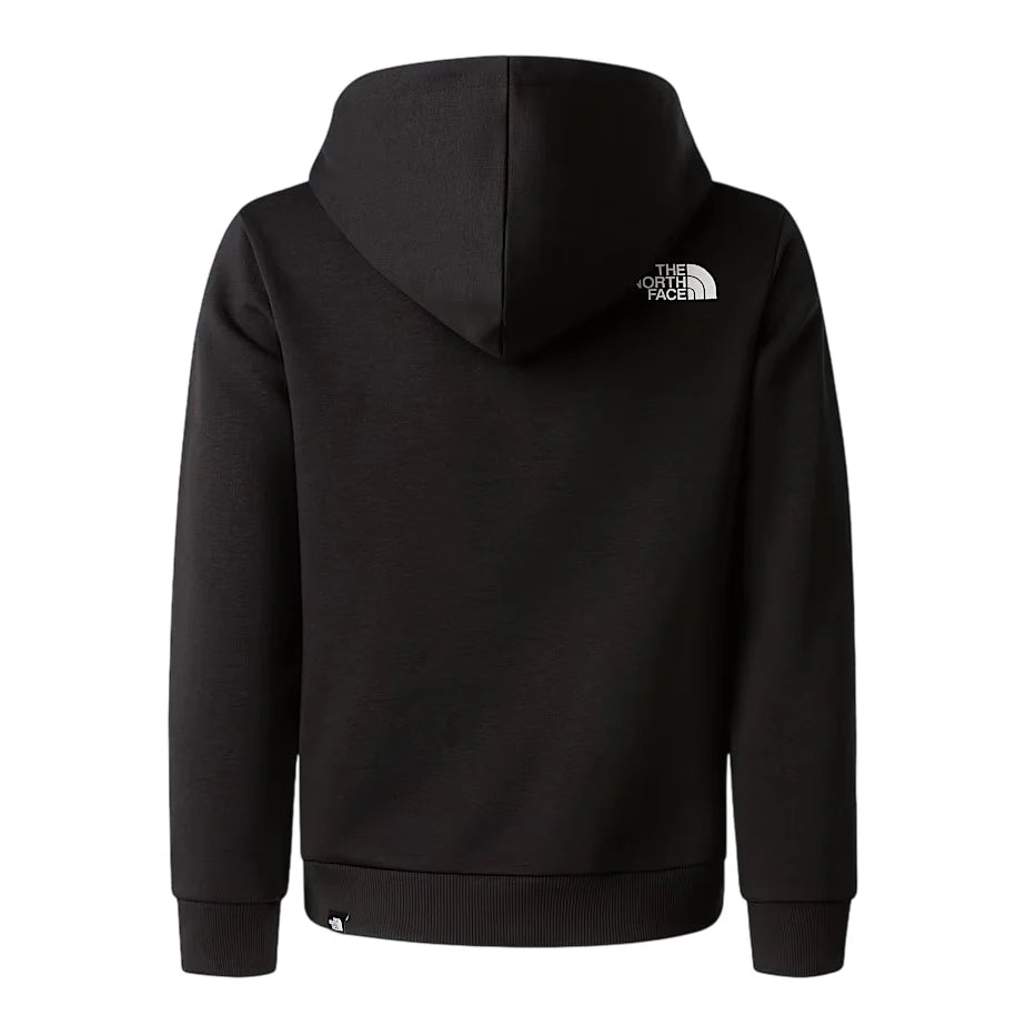 The North Face felpa con cappuccio unisex bambino nero