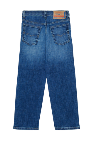 Diesel jeans bambino wide leg lavaggio blu