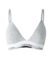 Calvin Klein Underwear reggiseno triangolo foderato grigio