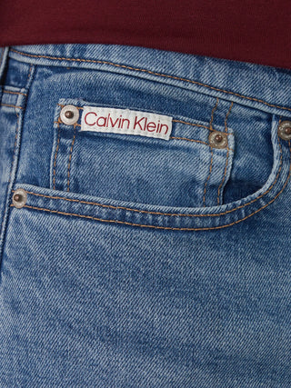 Calvin Klein Jeans jeans uomo Tapered lavaggio medio