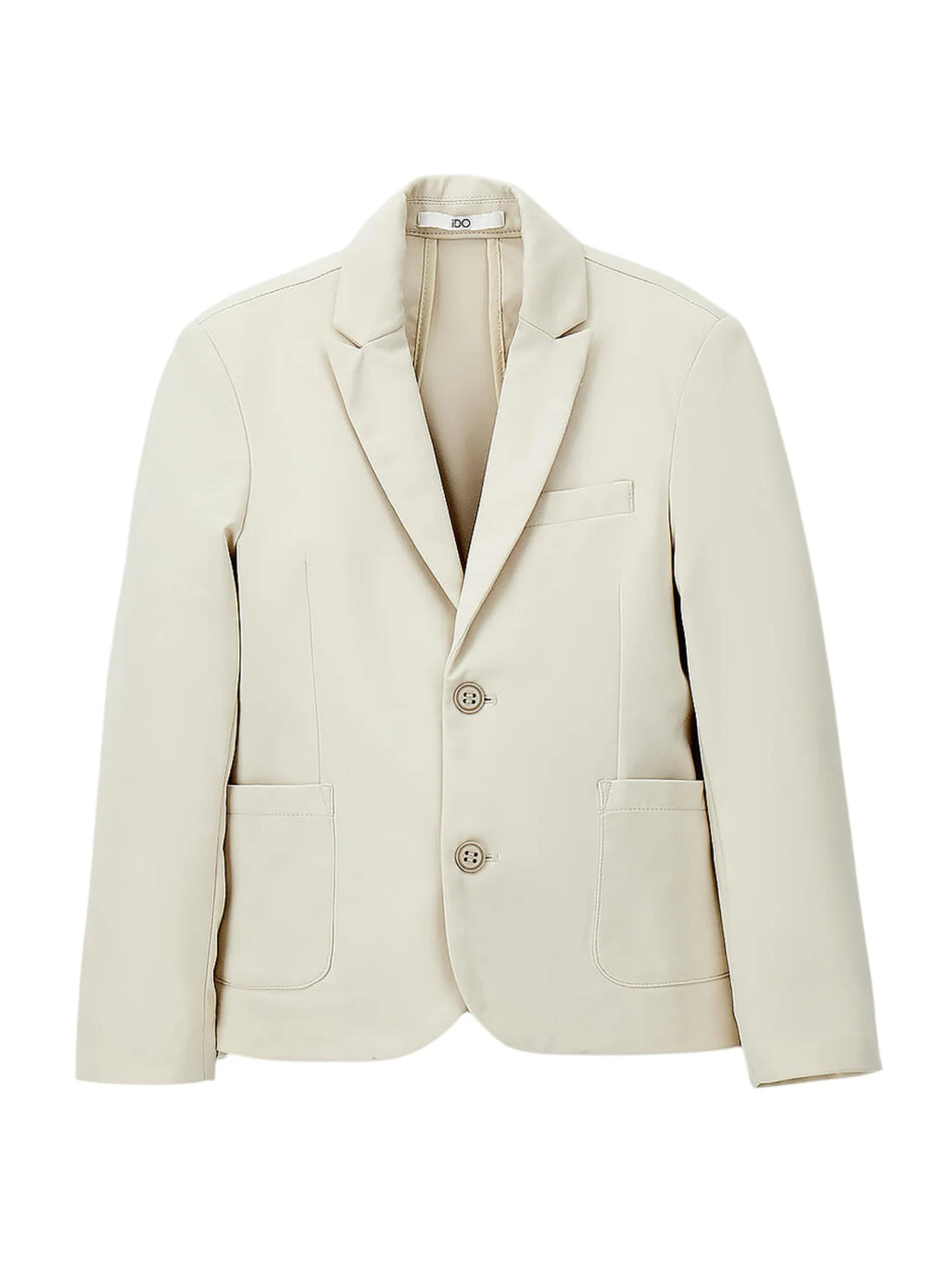 iDo giacca blazer monopetto bambino ecrù