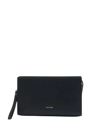 Calvin Klein pochette uomo in ecopelle con cinturino nero