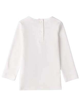 iDo T-shirt manica lunga con orsetti bianco 4F291 0112 iDO