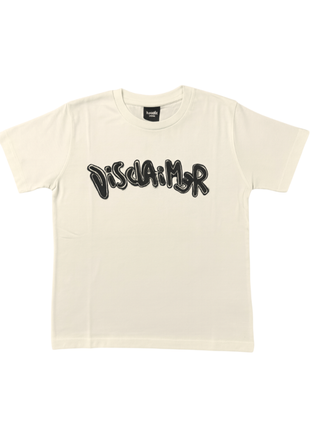 Disclaimer T-shirt bambino manica corta color latte 58604 LATTE-ST.NERA DISCLAIMER