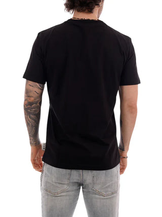 Icon T-shirt uomo manica corta con logo nero