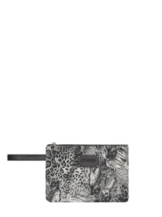 4giveness pochette donna in fantasia Animalier Resort grigio