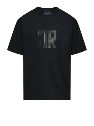 John Richmond T-shirt bambino manica corta con logo nero