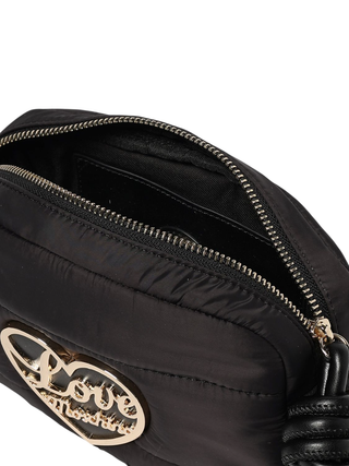 Love Moschino borsa a tracolla in nylon trapuntato nero